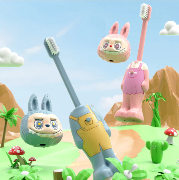 Cute Labubu Tooth Brush | Ultra Soft Bristles for Kids Happy Smile