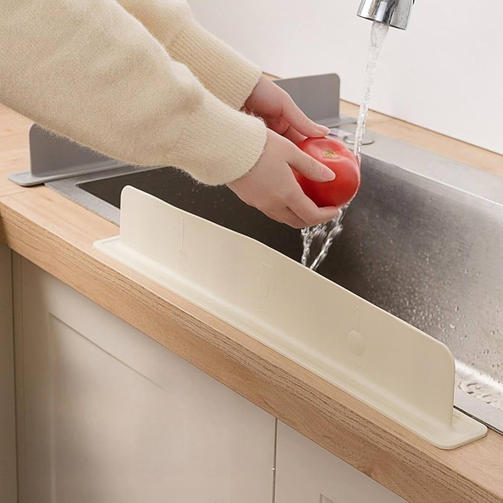Silicone Sink Splash Guard for Kitchen | Keeps Kitchen Counter Dry & Clean