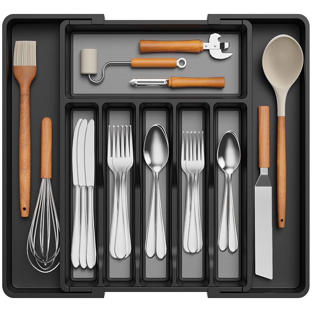 Utensil Organizer for Kitchen, 8 Drawers - Grab Tokri