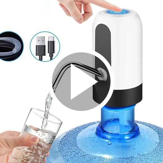Automatic Water Bottle Dispenser Pump | Wireless Rechargeable Drinking Pump for 20 Liter Bottle
